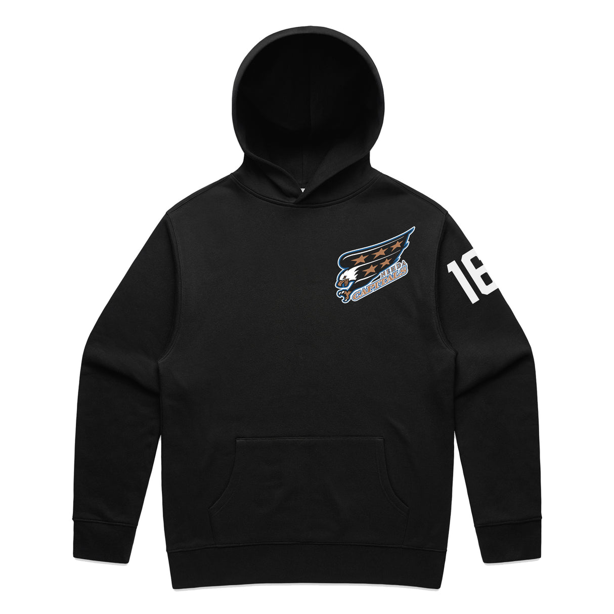Hoodie Capitals 16 Black