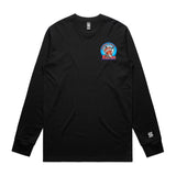 1-Central Coast Rhinos  Black Long Sleeve Tee