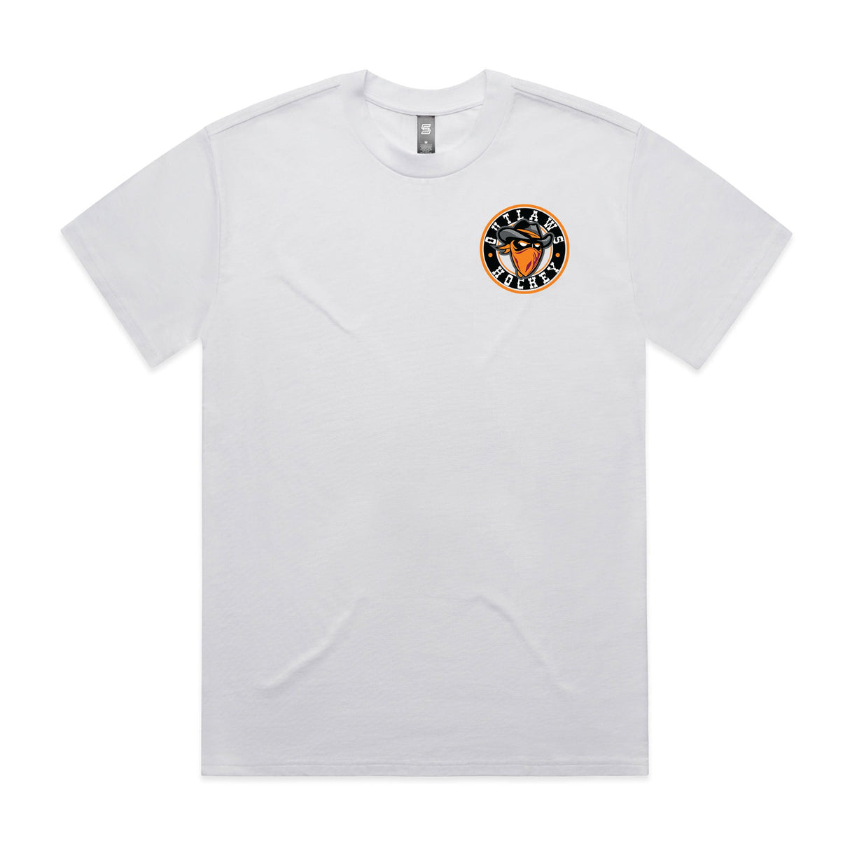 2-Central Mass Outlaws  White Short Sleeve Tee