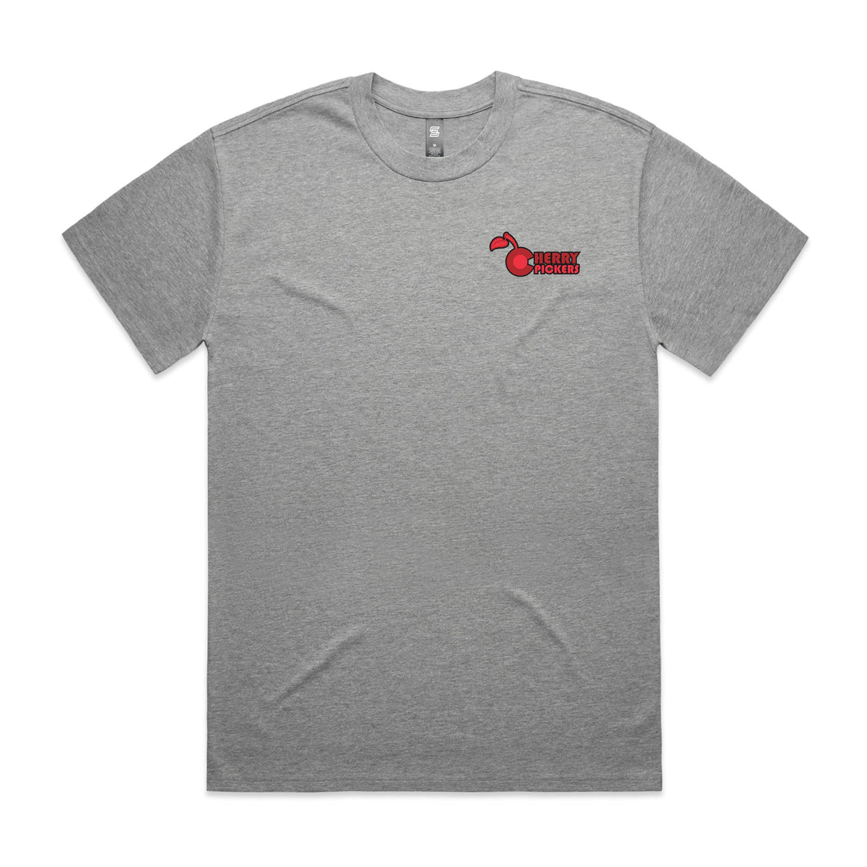 2-Cherry Pickers  Gray Short Sleeve Tee