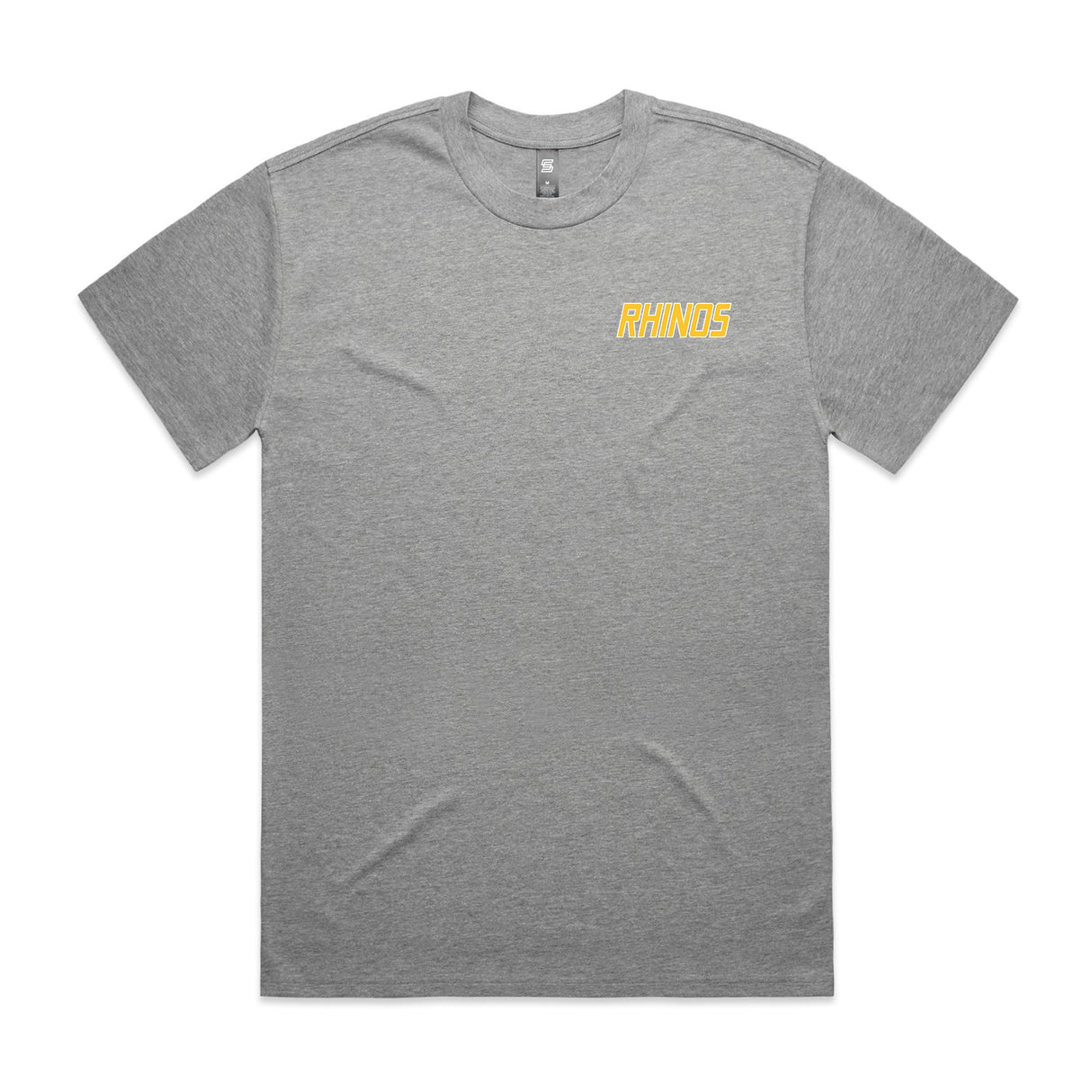 1-Chief Rhinos  Gray Short Sleeve Tee