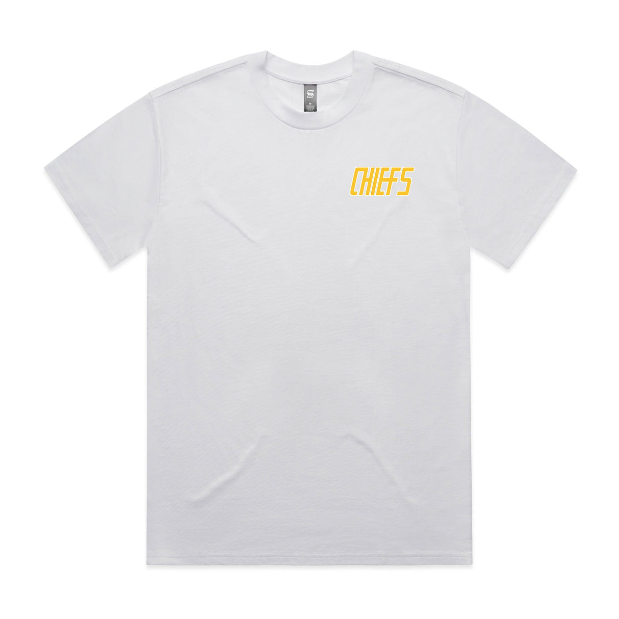 2-Chiefs  White Short Sleeve Tee