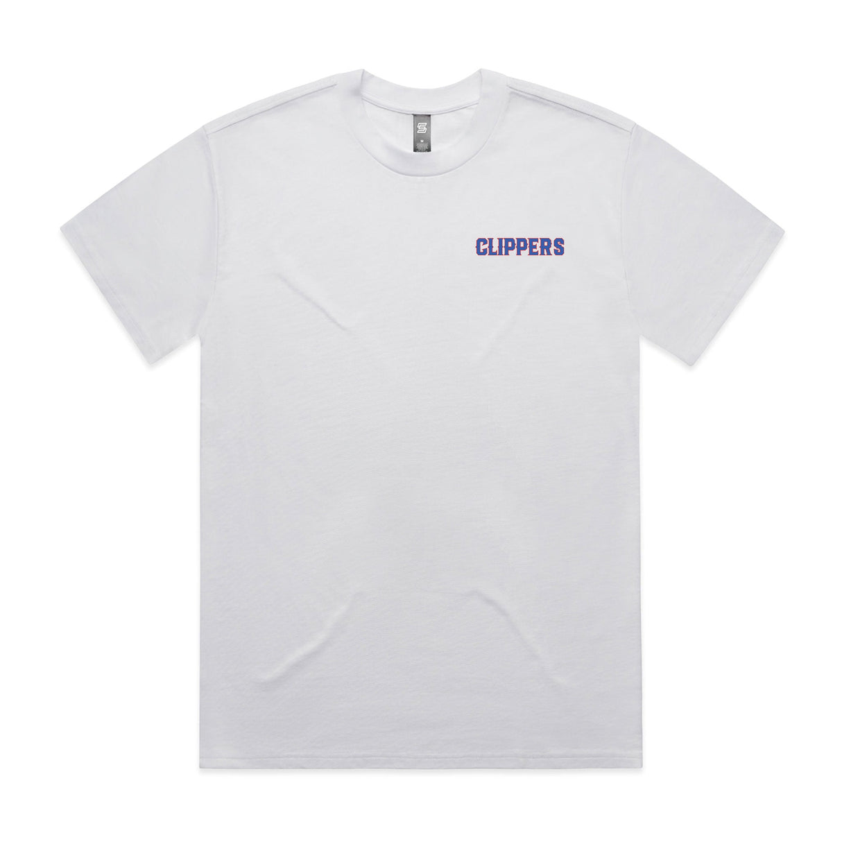 2-Clippers  White Short Sleeve Tee