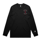 2-Clusterpucks Hockey  Black Long Sleeve Tee