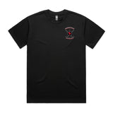 2-Clusterpucks Hockey  Black Short Sleeve Tee