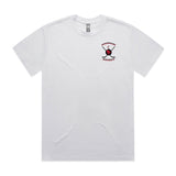 2-Clusterpucks Hockey  White Short Sleeve Tee