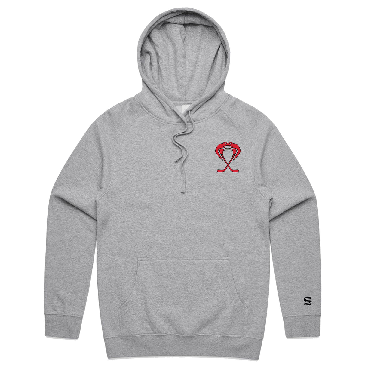 1-Cobra  Gray Hoodie