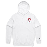 1-Cobra  White Hoodie