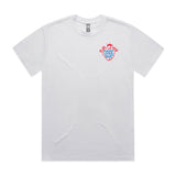 2-Code Blue  White Short Sleeve Tee