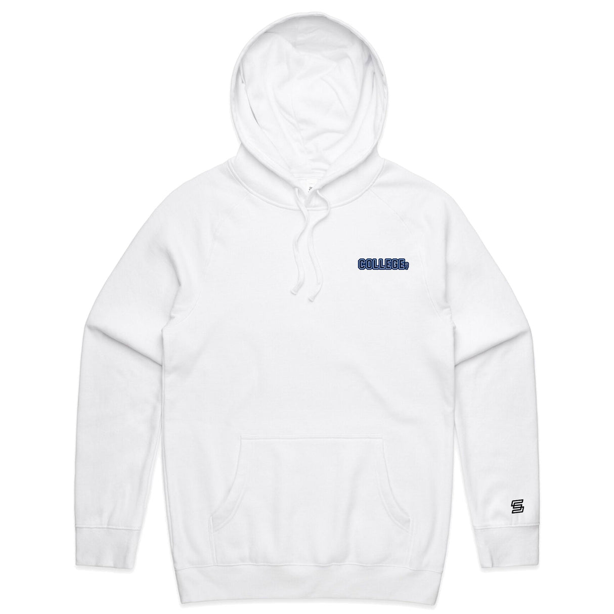 2-College Street  White Hoodie