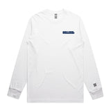 2-College Street  White Long Sleeve Tee