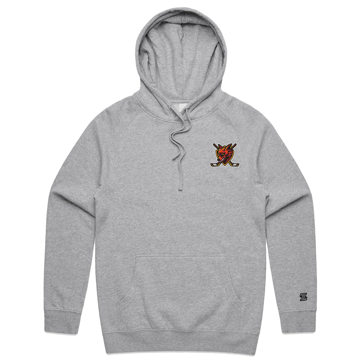 1-Coyote Joes  Gray Hoodie