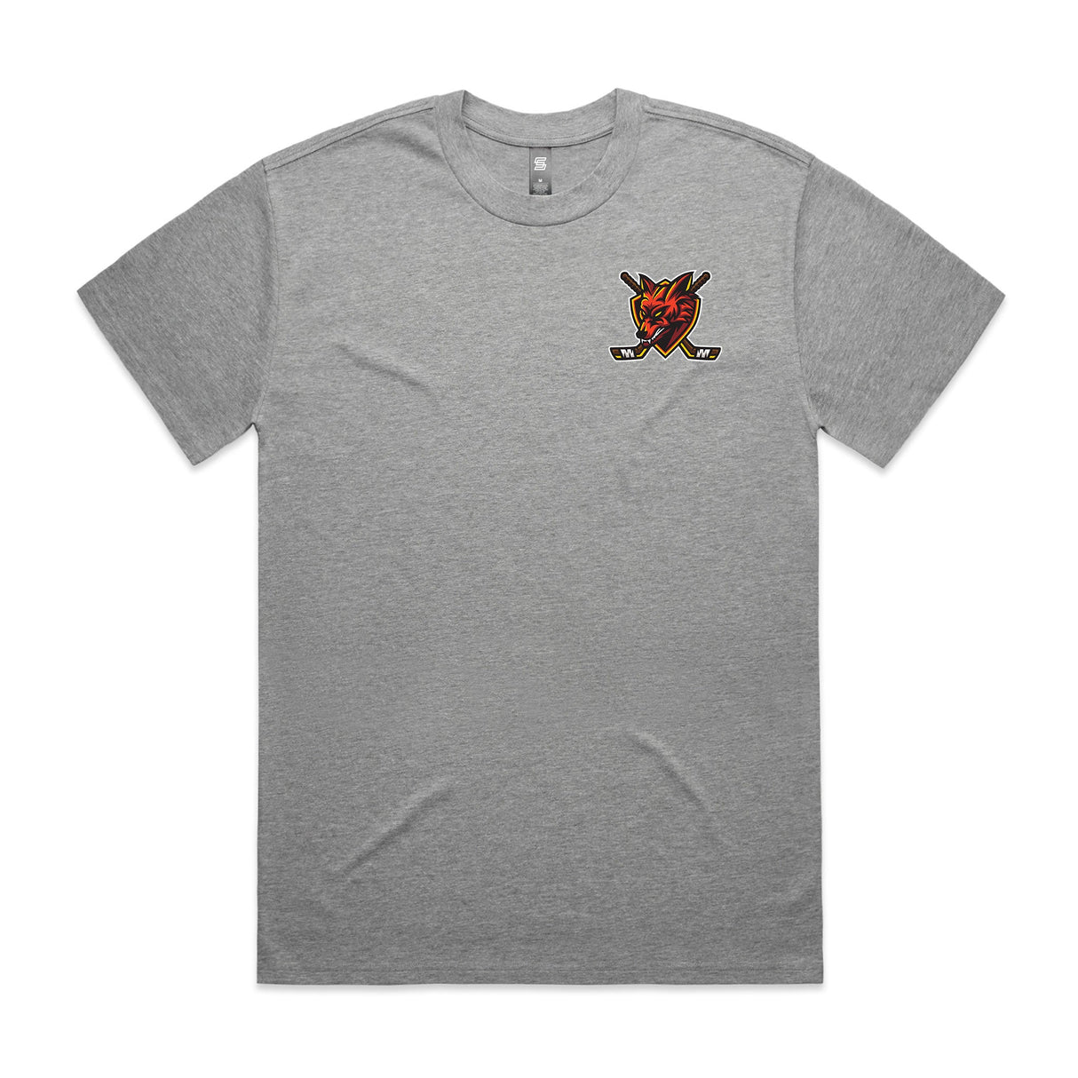 1-Coyote Joes  Gray Short Sleeve Tee