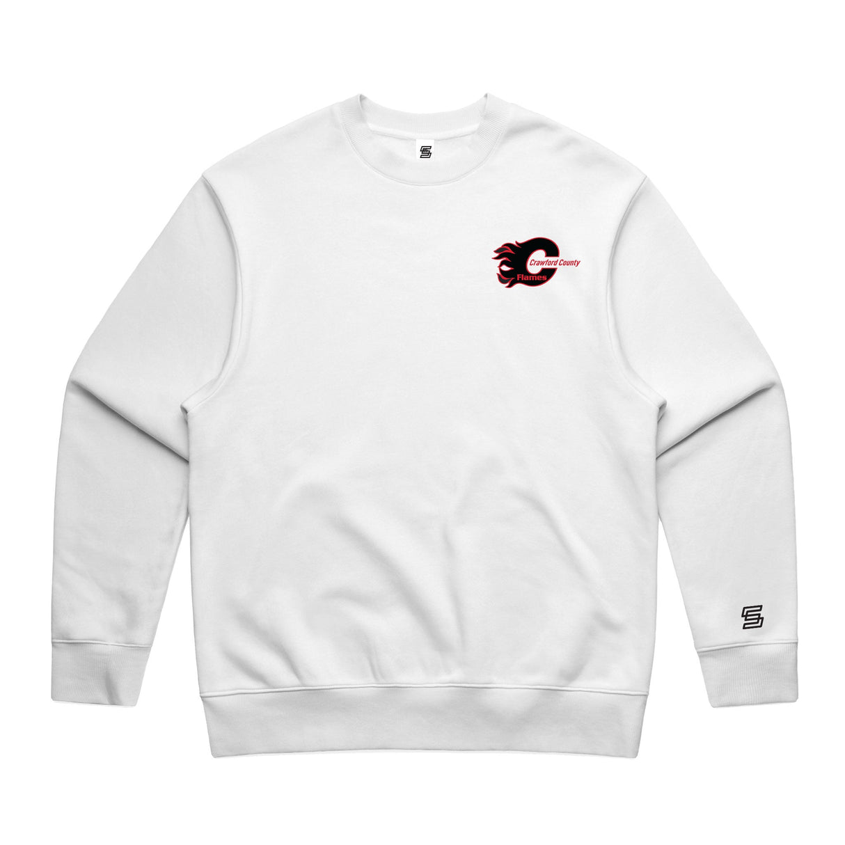 1-Crawford County Flames  White Crew