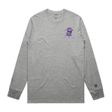 2-Cupcakes  Gray Long Sleeve Tee