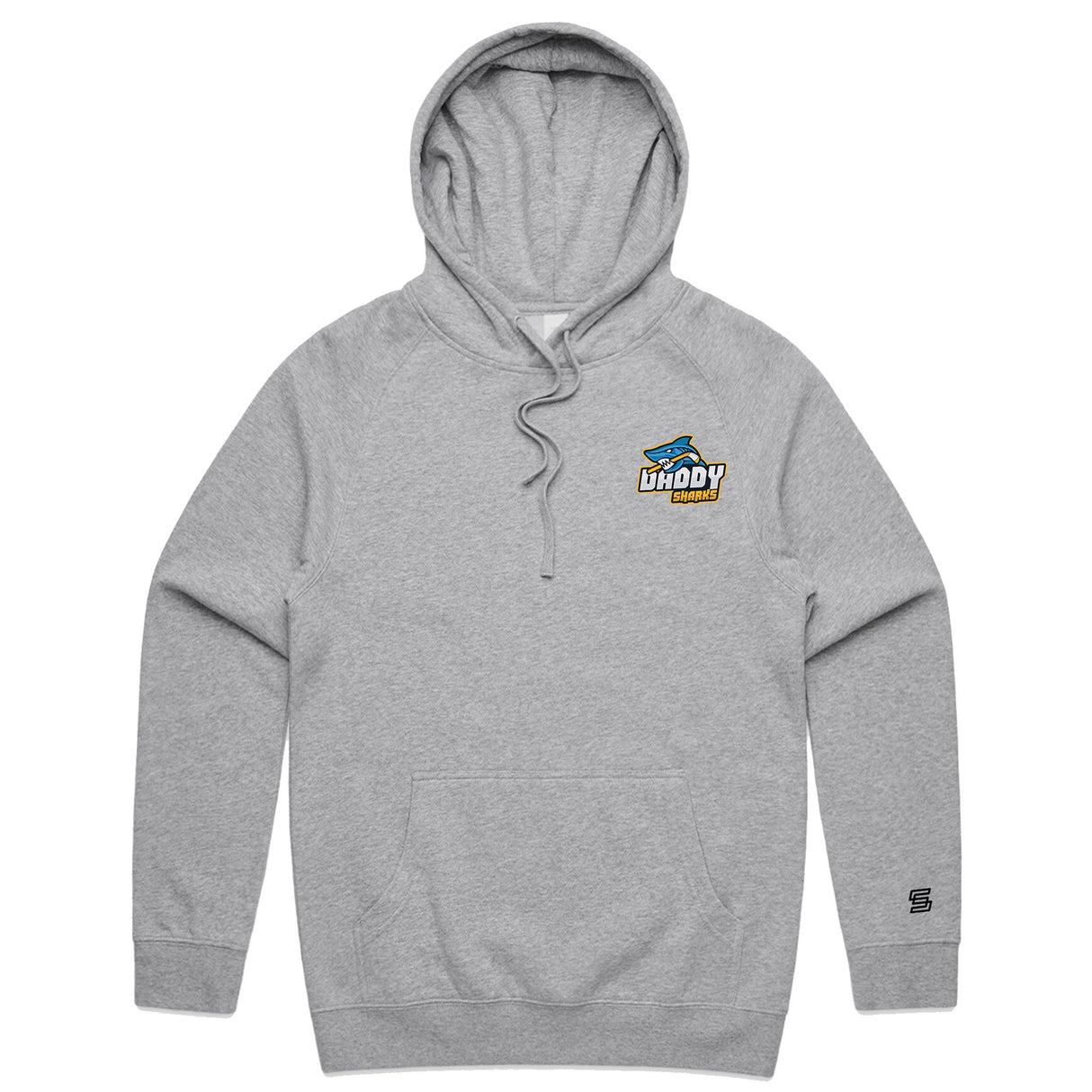 Daddy Sharks  Gray Hoodie