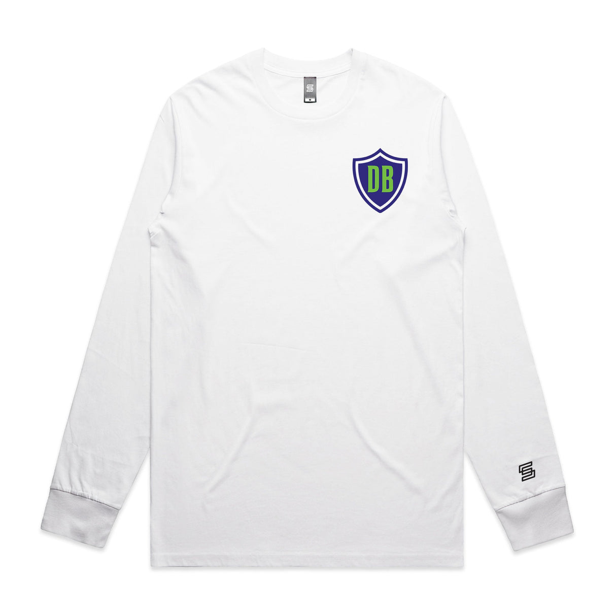 3-Dangleberries Trey Pecina  White Long Sleeve Tee