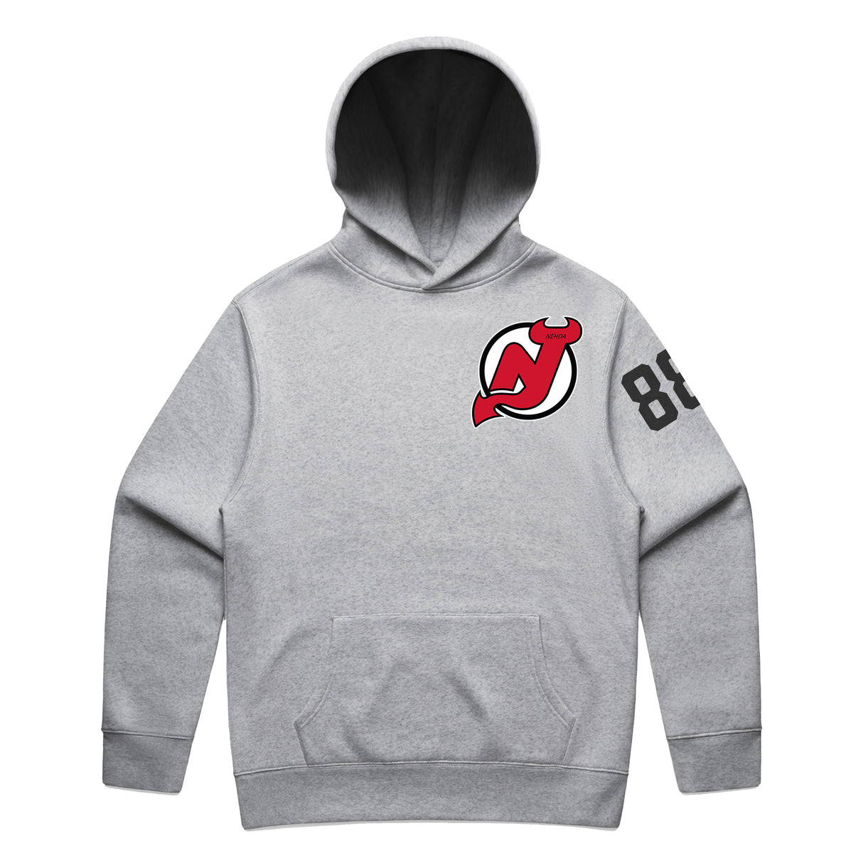 Hoodie Devils 88 Gray