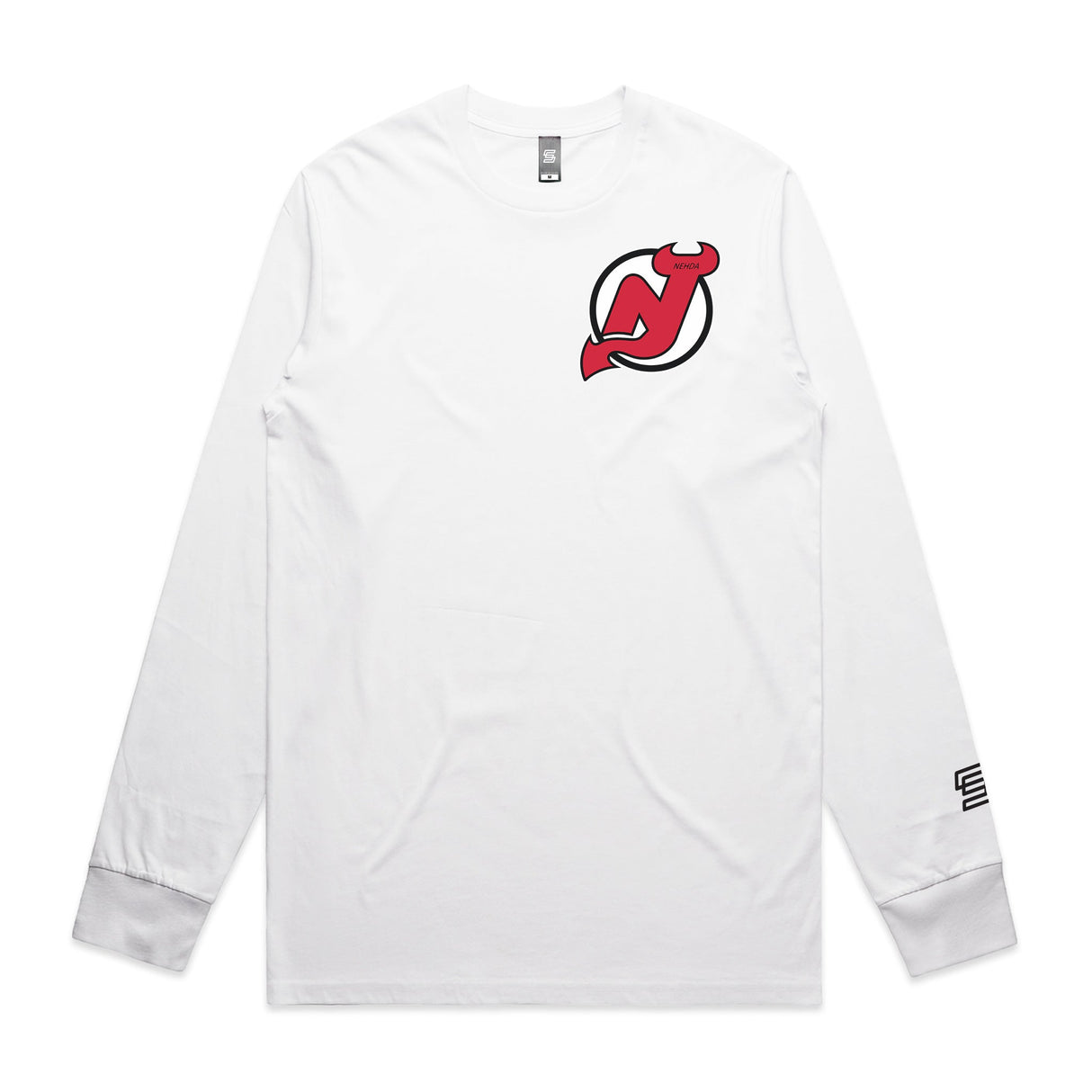 Long Sleeve Devils 19 White
