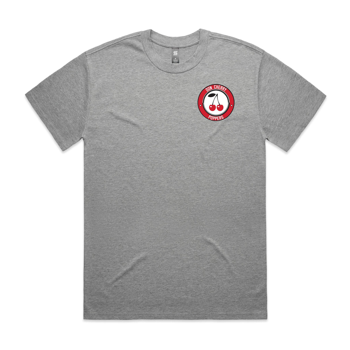 Don Cherry Poppers  Gray Short Sleeve Tee