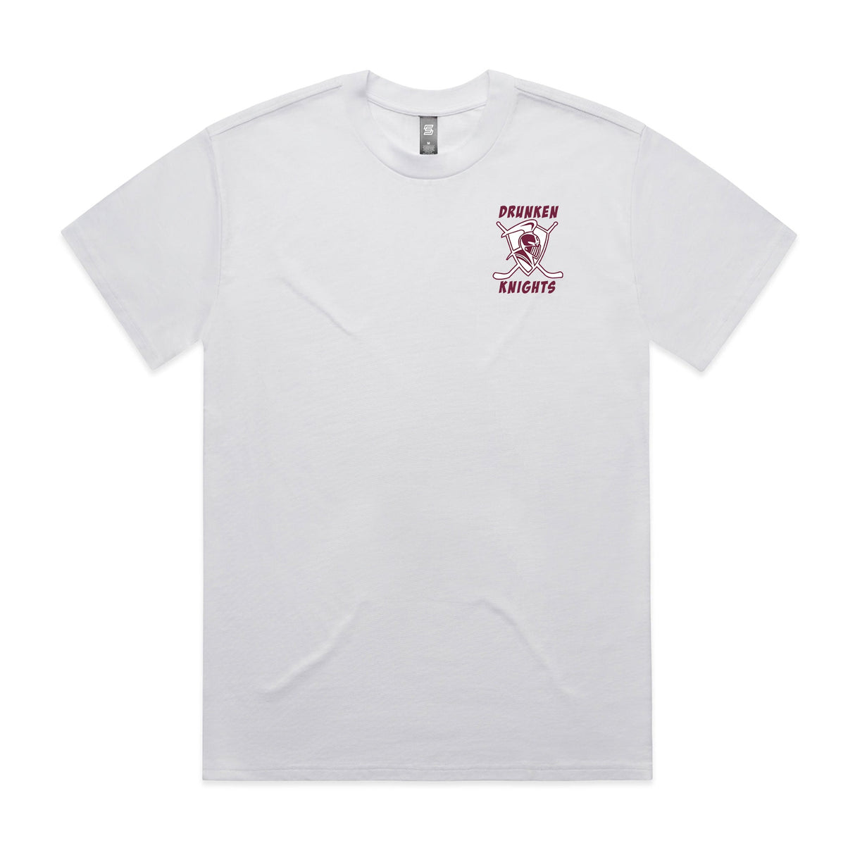 2-Drunken Knights  White Short Sleeve Tee