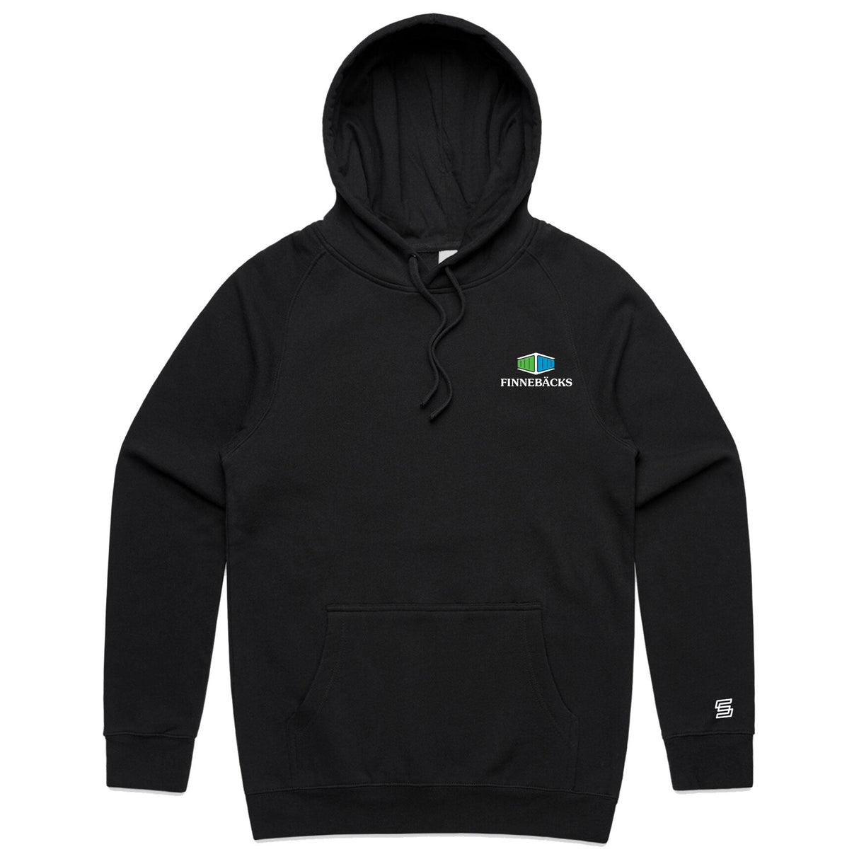 1-Finnebacks  Black Hoodie