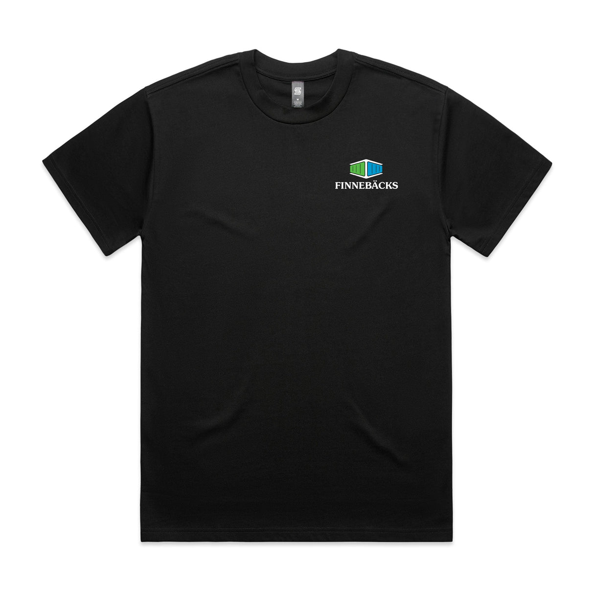 1-Finnebacks  Black Short Sleeve Tee