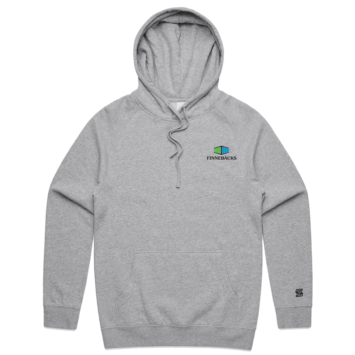 2-Finnebacks  Gray Hoodie