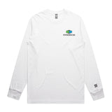 2-Finnebacks  White Long Sleeve Tee