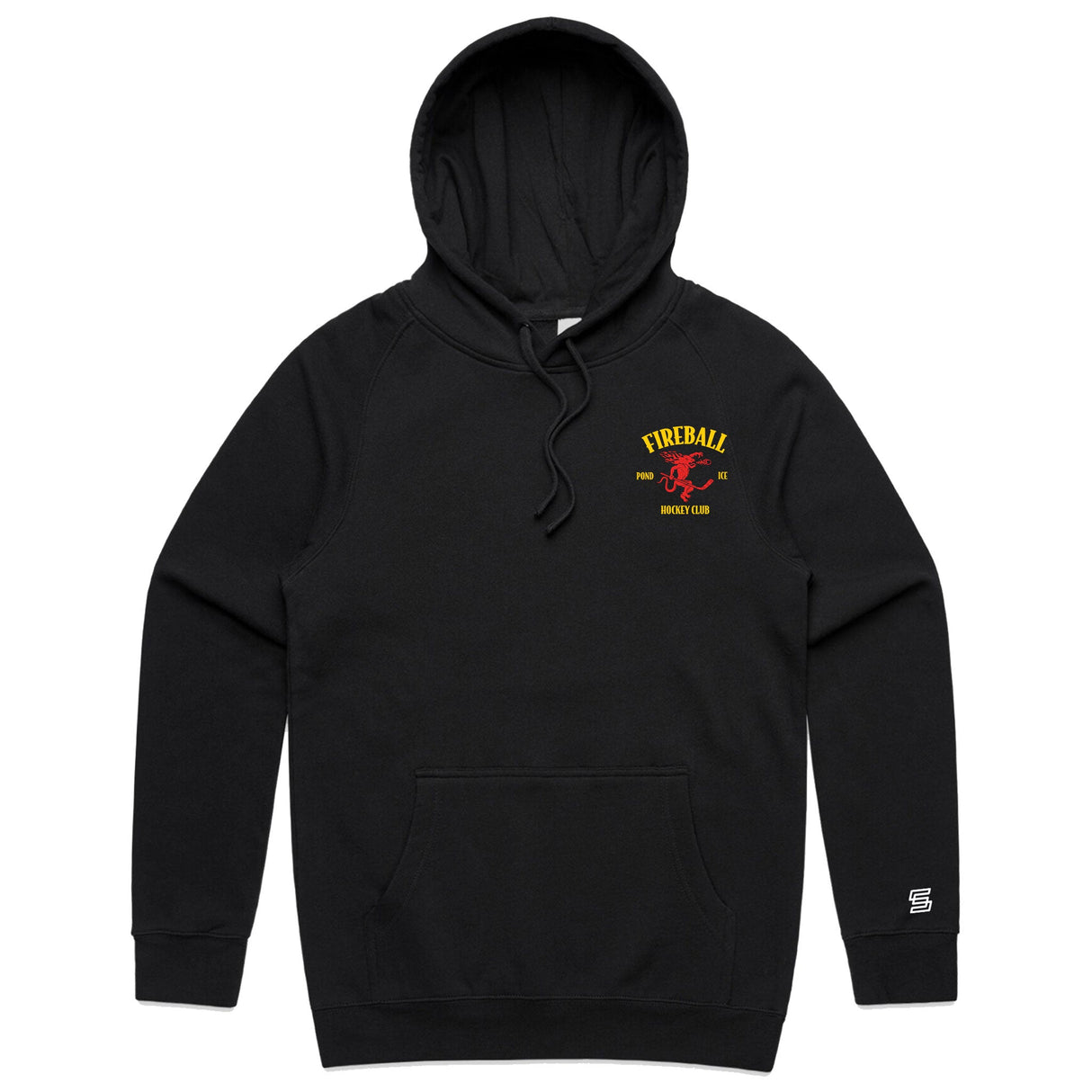 1-Fireball  Black Hoodie