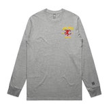 1-Fireball  Gray Long Sleeve Tee