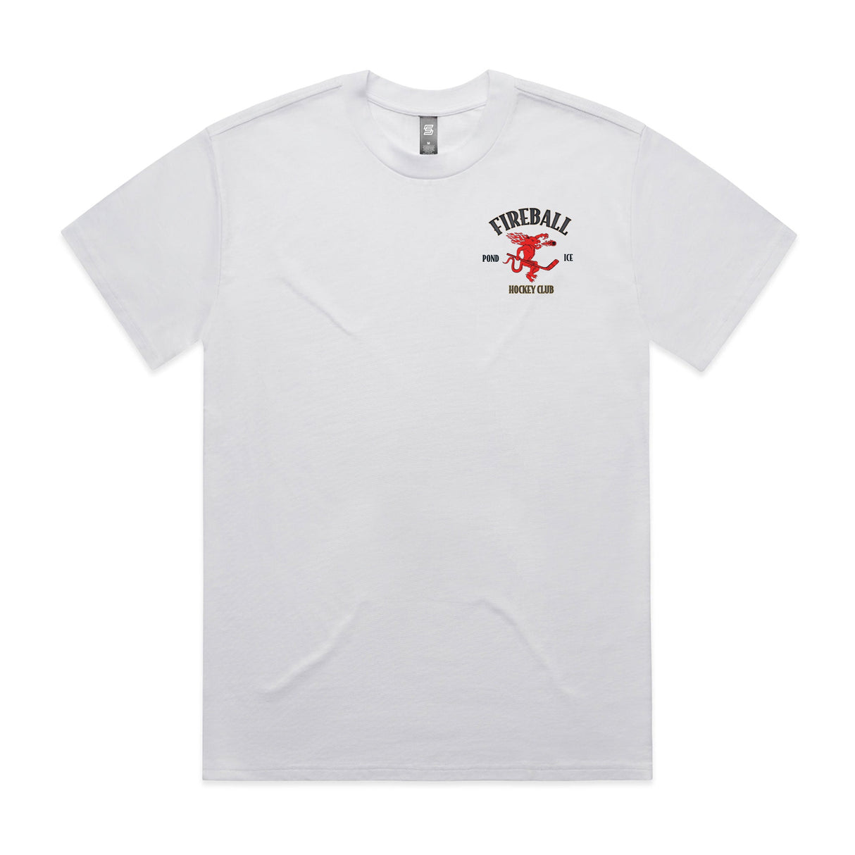 2-Fireball  White Short Sleeve Tee