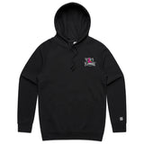Flamingos  Black Hoodie