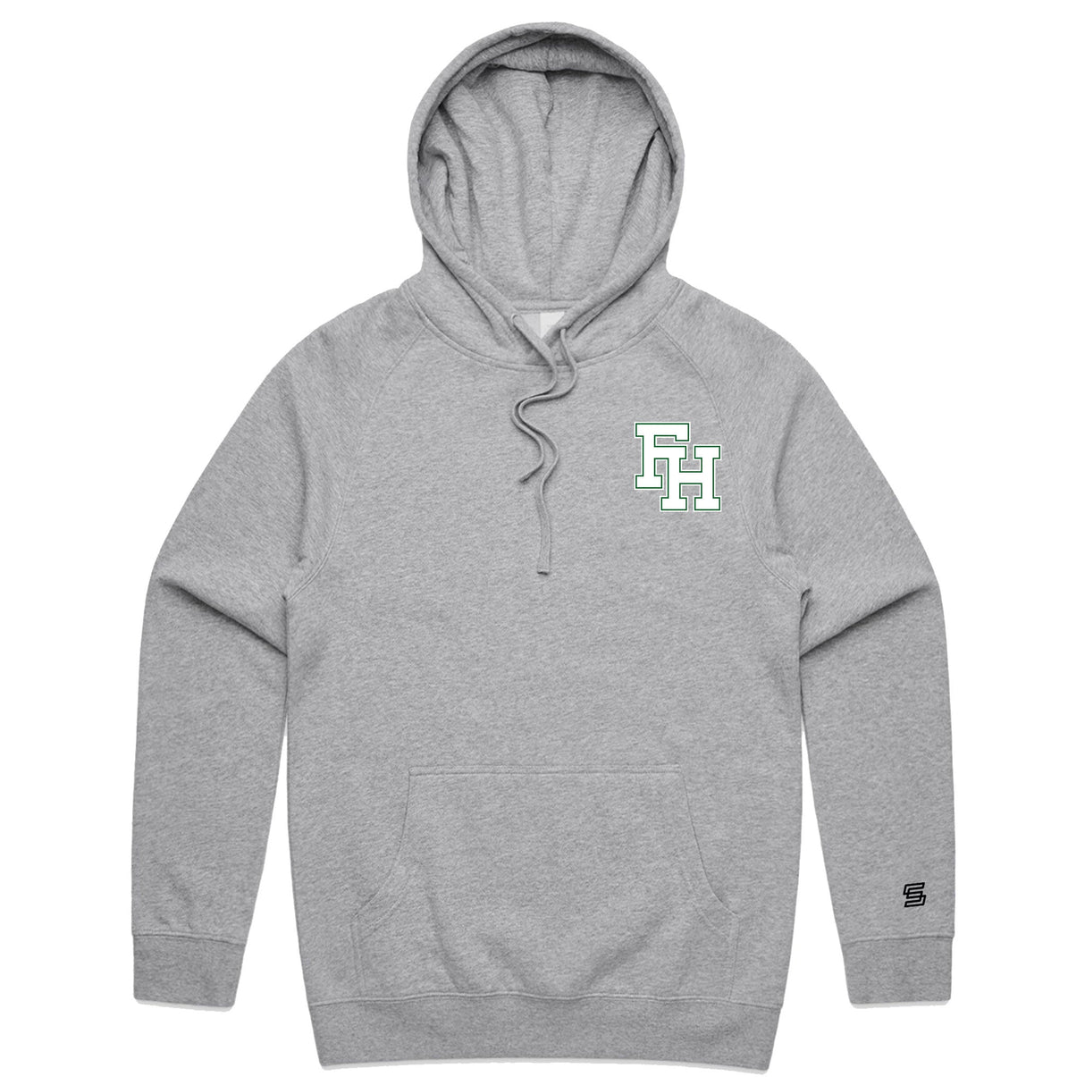 1-Flint Hill  Gray Hoodie