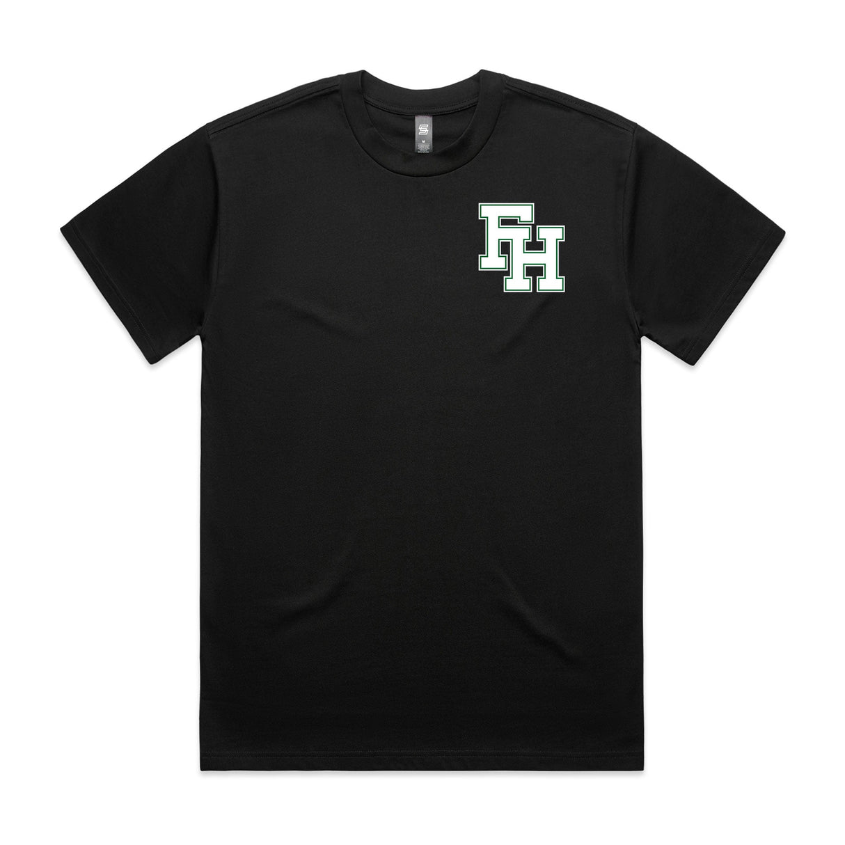 1-Flint Hill  Black Short Sleeve Tee