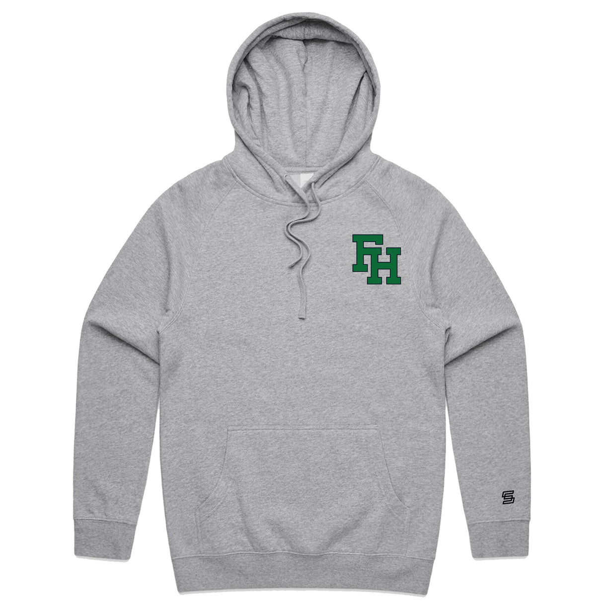 2-Flint Hill  Gray Hoodie