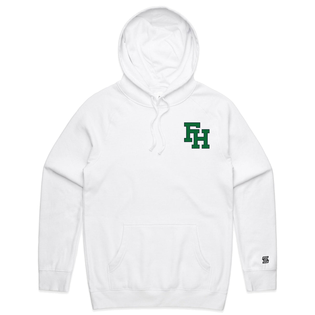 2-Flint Hill  White Hoodie