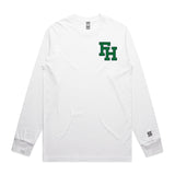 2-Flint Hill  White Long Sleeve Tee