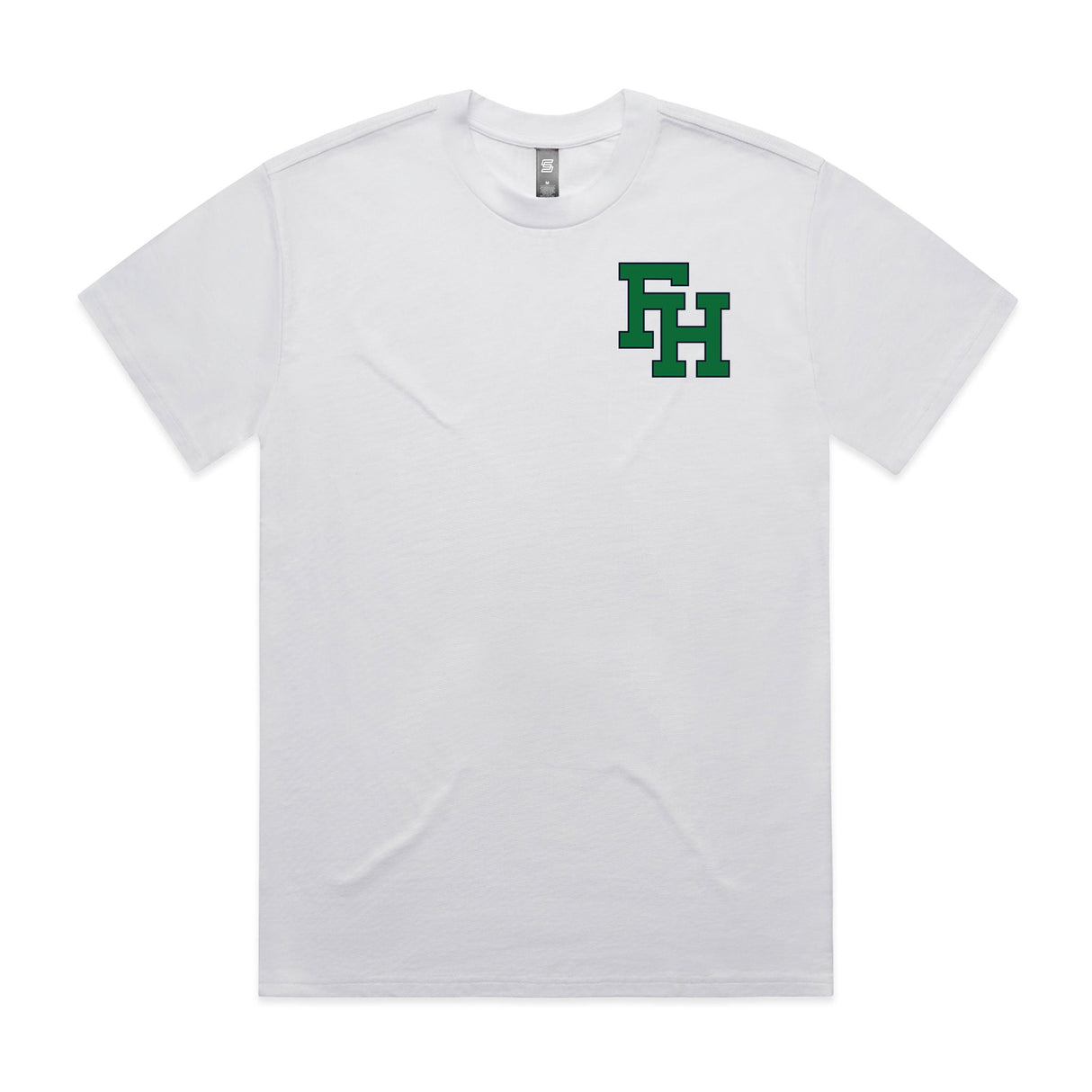 2-Flint Hill  White Short Sleeve Tee