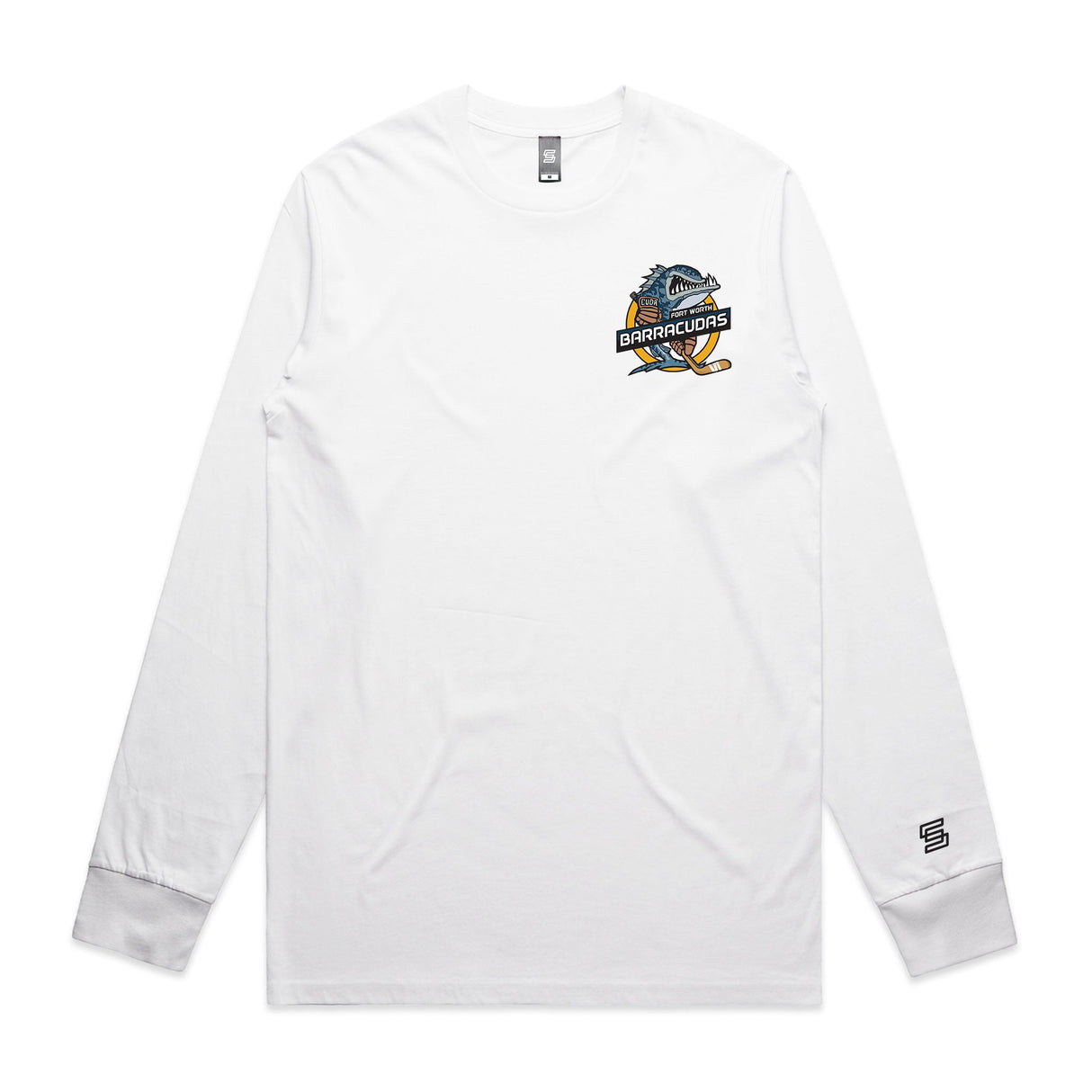 Barracudas  White Long Sleeve Tee