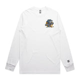 Barracudas  White Long Sleeve Tee