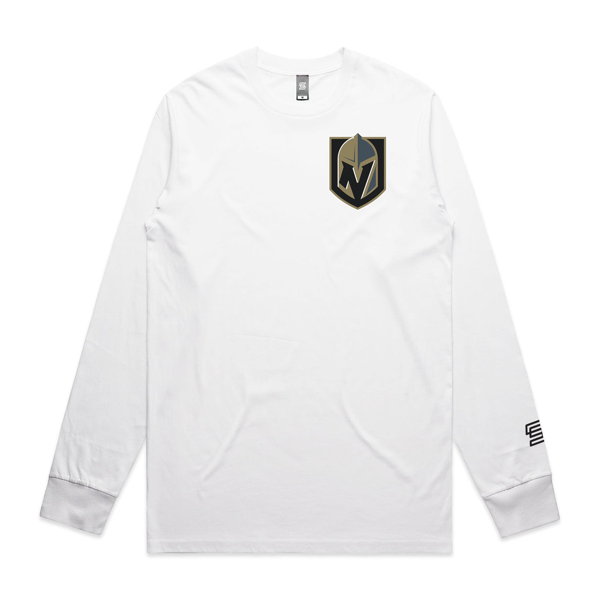 Long Sleeve Golden Knights 9 White