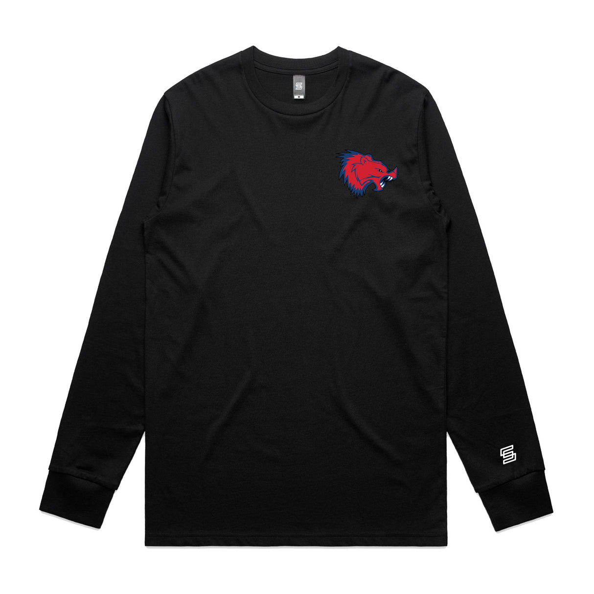 1-Grizzlies  Black Long Sleeve Tee