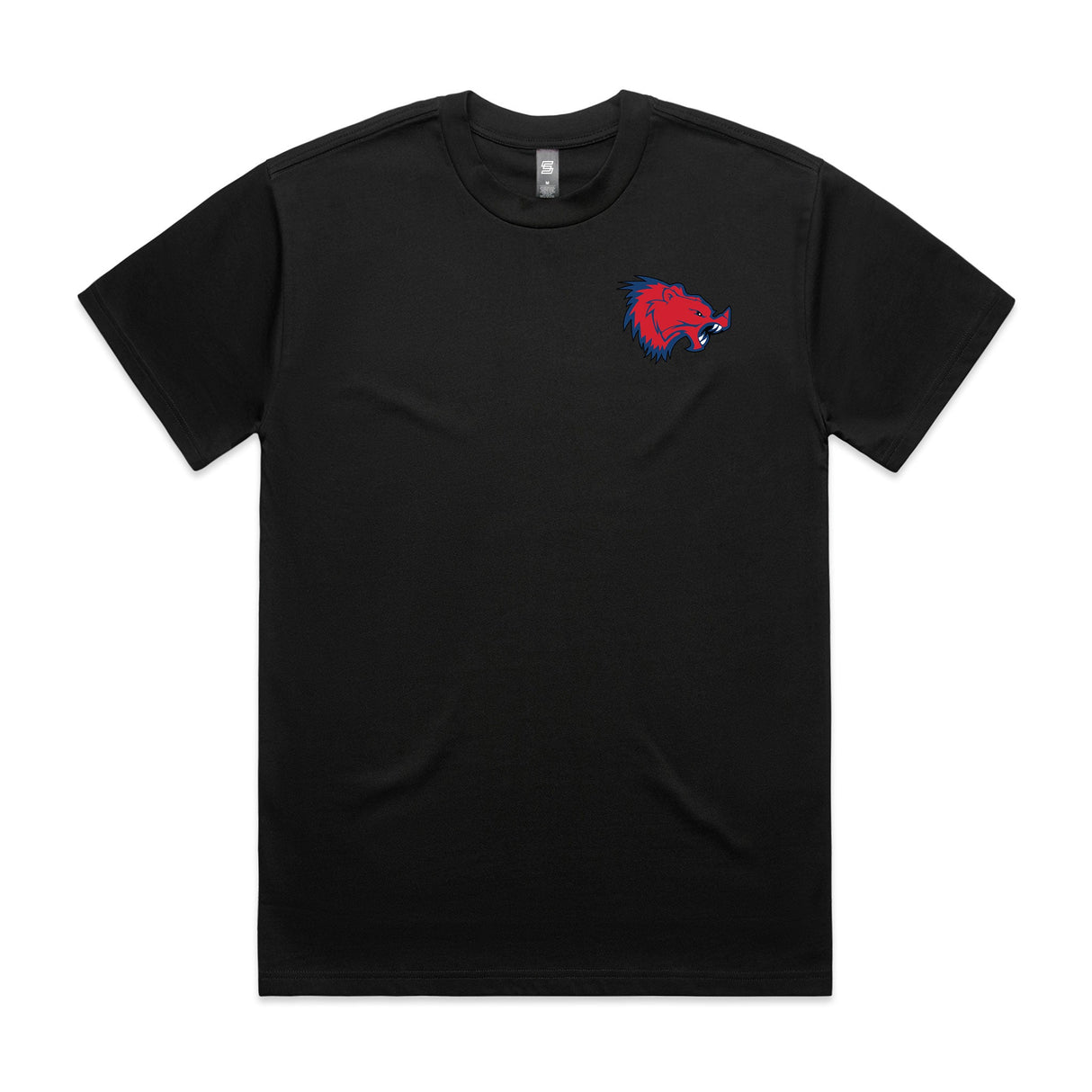 1-Grizzlies  Black Short Sleeve Tee