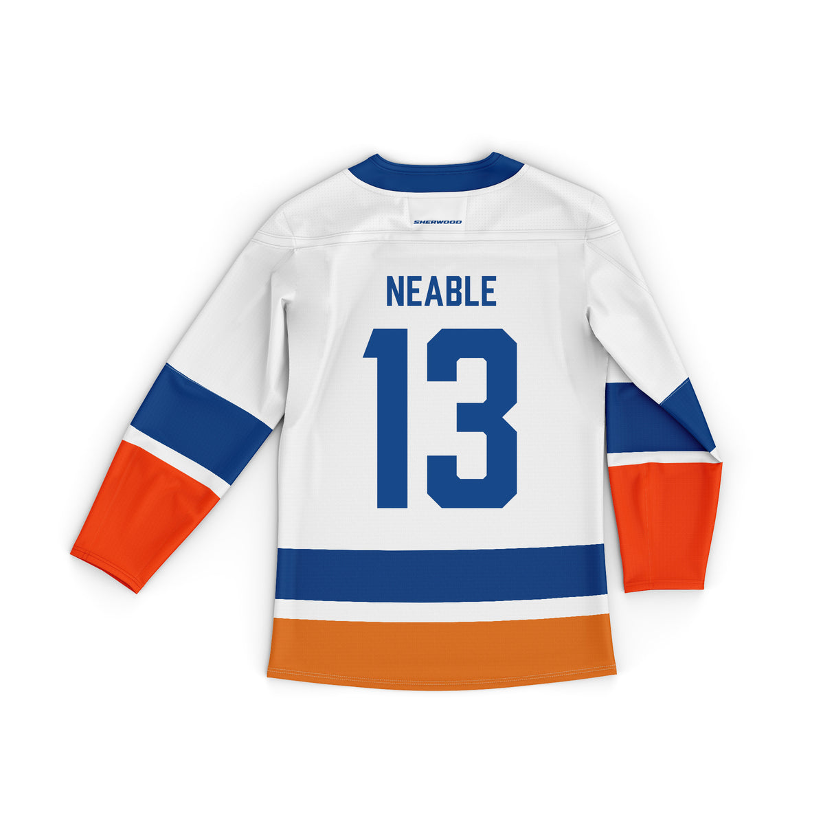 Jersey Islanders 13 White