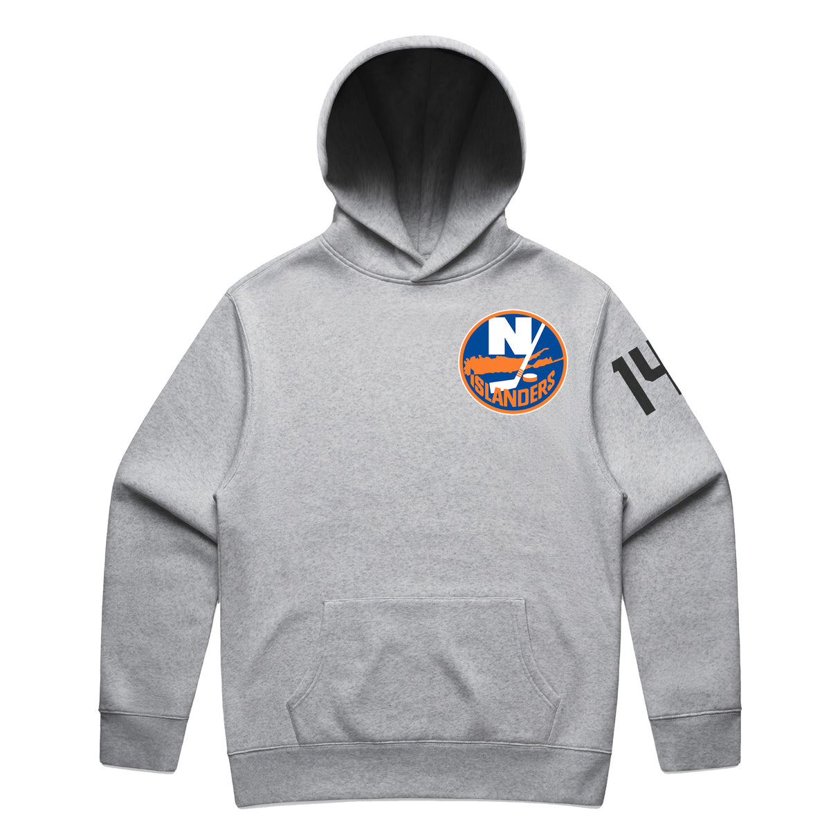 Hoodie Islanders 14 Gray