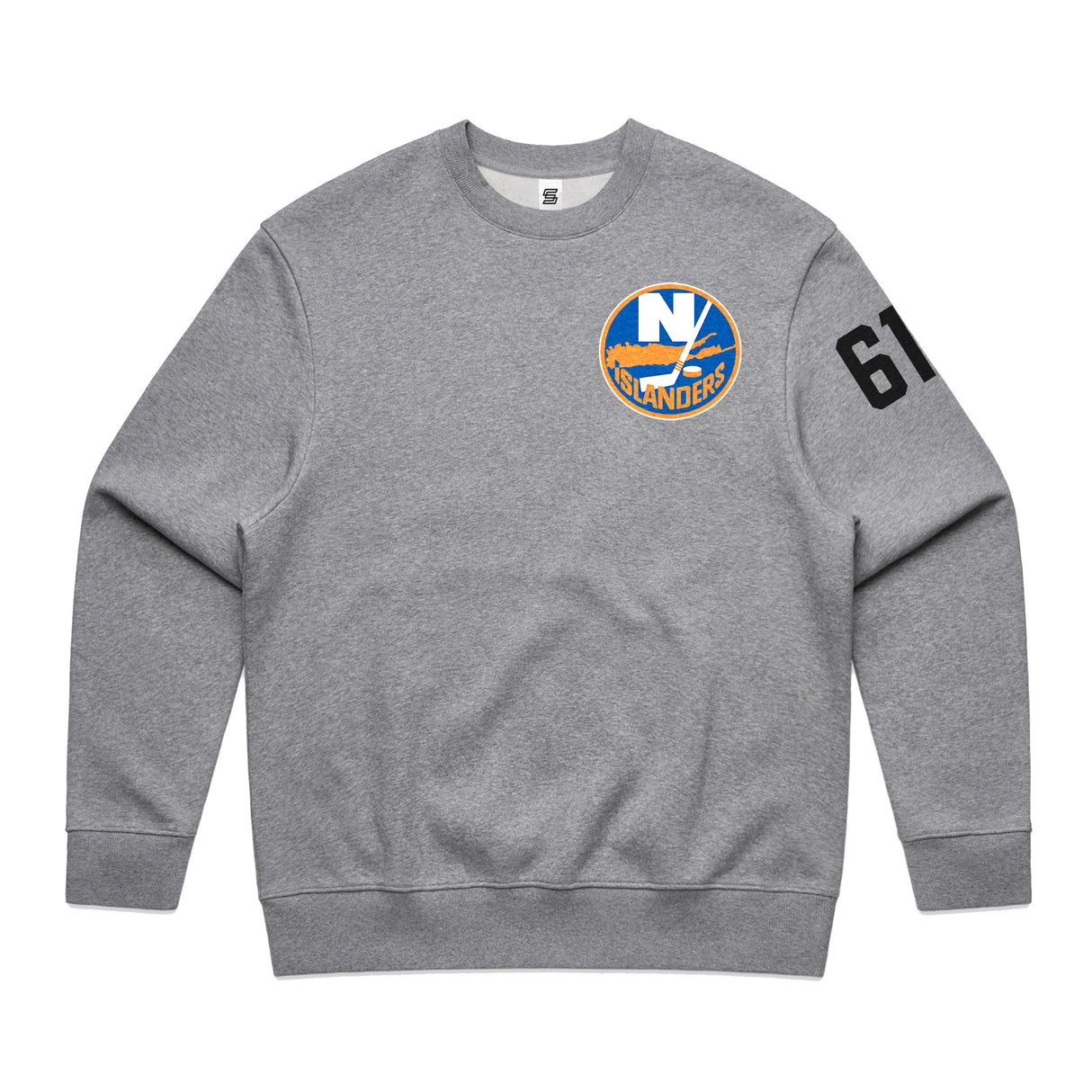 Crew Islanders 61 Gray