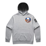Hoodie Islanders 8 Gray