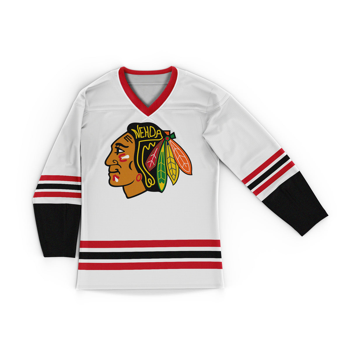 Jersey Blackhawks 25 White