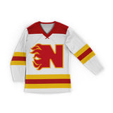 Jersey Flames 25 White